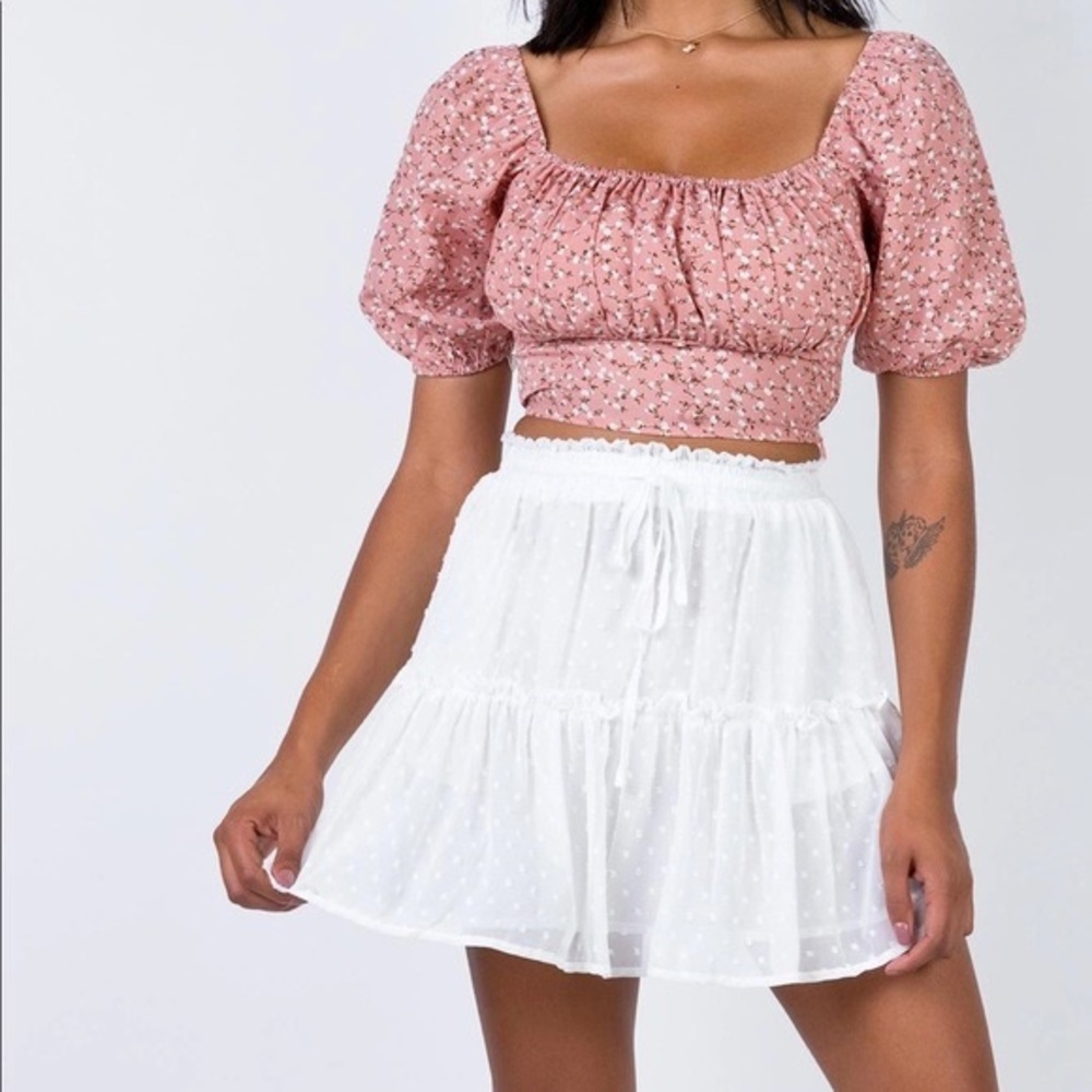 Princess Polly White Skirt - Picture 1 of 7